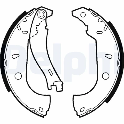 Afbeelding van Delphi Diesel Remschoen set LS1379