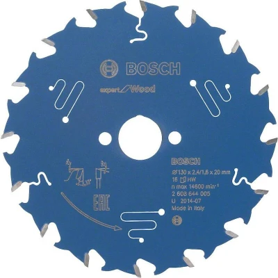 Afbeelding van Bosch 2608644005 Expert for Wood Cirkelzaagblad 16 Blauw