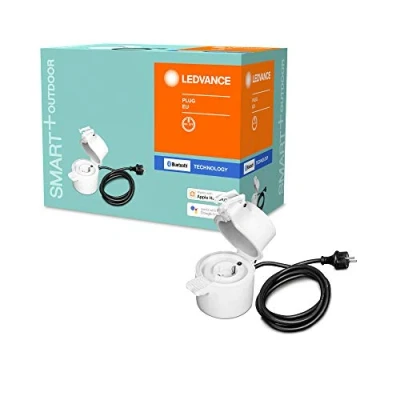 Afbeelding van LEDVANCE smart stopcontact voor buiten met Bluetooth technologie, integreert conventionele apparaten in uw home, compatibel Alexa en Google Voice, IP44, SMART+ BT Outdoor PLUG, 8 pack