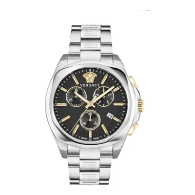 Afbeelding van Versace Watches Chronograaf silvercoloured, Dames, Maat: One Size, Silver coloured