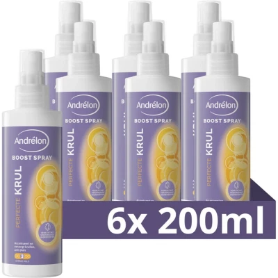 Afbeelding van 6x Andrelon Hairspray Perfecte Krul 250 ml