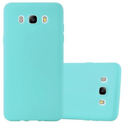 Afbeelding van Cadorabo Hoesje geschikt voor Samsung Galaxy J5 2016 in CANDY BLAUW Beschermhoes TPU silicone Case Cover