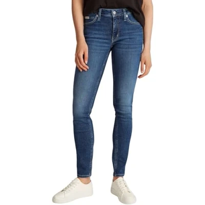 Afbeelding van PVH Europe B.V Skinny met gemiddelde taille J20j224491, Denim (donker denim), W25/L34 dames, (denim donker), 25W x 34L