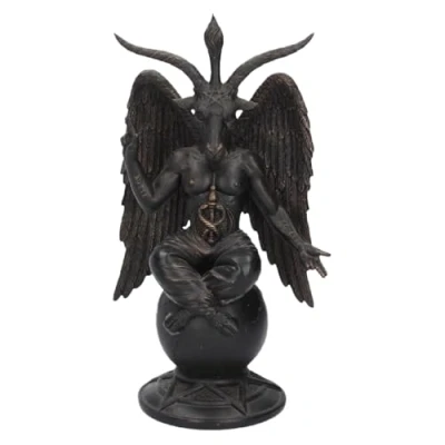 Afbeelding van Nemesis Now B1063C4 Baphomet Oudheid Beeldje 25 cm Brons