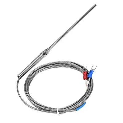 Afbeelding van K type thermokoppel M8 Draadtype 150 mm sonde temperatuurregelaar Roestvrijstalen sensordraad 0 400 ℃(2M)