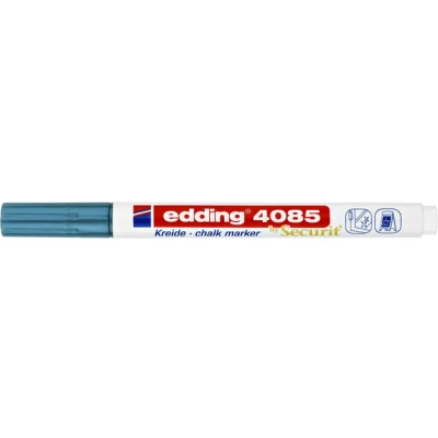 Afbeelding van Krijtstift edding 4085 by Securit rond 1 2mm metallic blauw