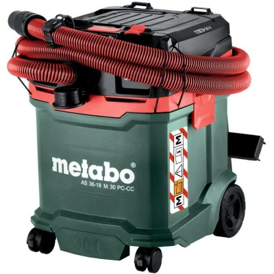 Afbeelding van Metabo AS 36 18 M 30 PC CC 602074850 Accu stofzuiger l Zonder accu, lader