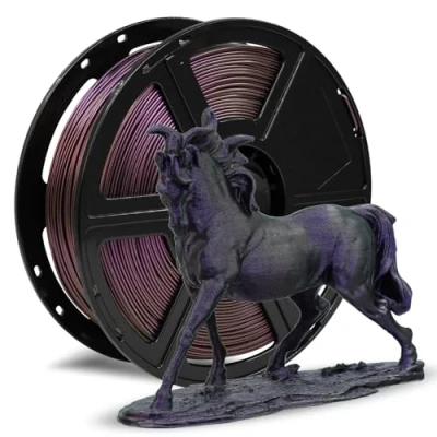 Afbeelding van FLASHFORGE High Speed Kameleon PLA Multicolor Abyssal Purple, Max 500 mm/s snel printen, Color Shift filament 1,75 mm, verandert van kleur met licht en hoek, Top Notch
