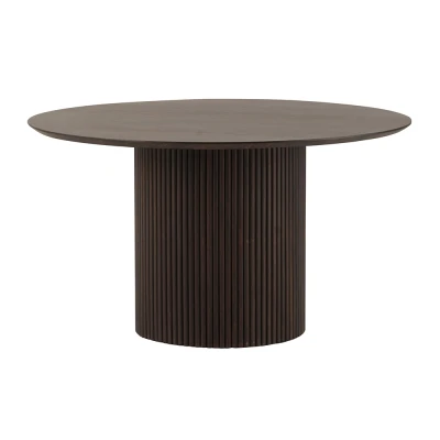Afbeelding van Eetkamertafel Ø140, Mango Dark Walnut