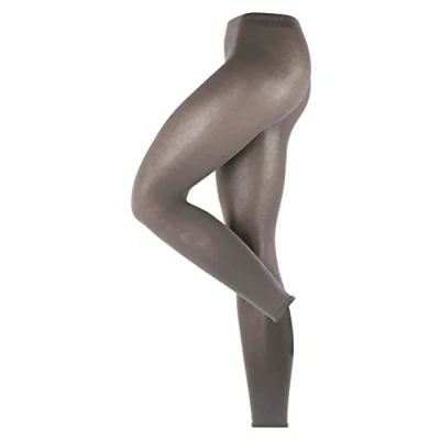Afbeelding van ESPRIT Dames Legging Cotton W LE Katoen eenkleurig 1 Paar, Grijs (Stone Grey 3988), 40 42