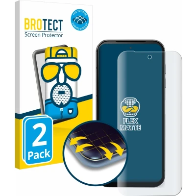 Afbeelding van BROTECT Full Cover Antireflecterende Screen Protector voor Fairphone 5 (2 Stuks) Schermbeschermer, Anti Glare Protector, Mat