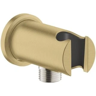 Afbeelding van Grohe rainshower wandaansluitbocht met houder rond cool sunrise geborsteld 26658gn0