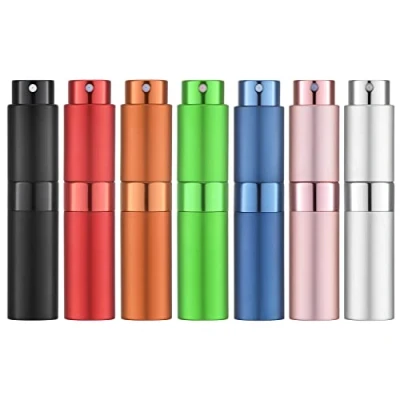 Afbeelding van Toureal Parfumverstuivers, 8 ml, aluminium, navulbaar, leeg, 7 kleuren