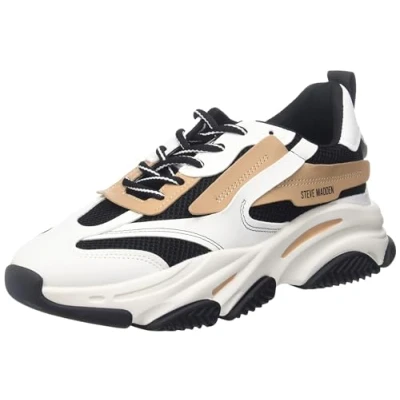 Afbeelding van Steve Madden Dames Possession Sneaker, Zwart, 36 EU