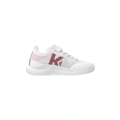 Afbeelding van Kempa Kourtfly Handbalschoenen voor kinderen, Maat: 31, Weiß rot schwarz Textiel