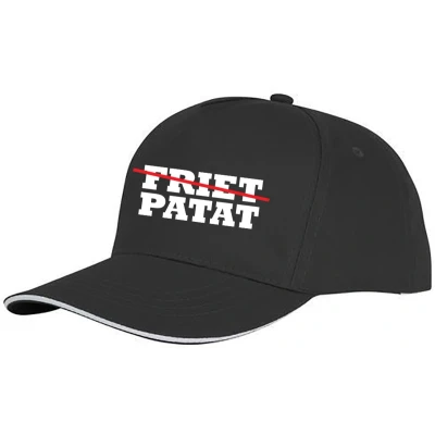 Afbeelding van Patat friet Pet Snackbar Friettent Premium Fit Cap Verstelbaar Unisex Kado