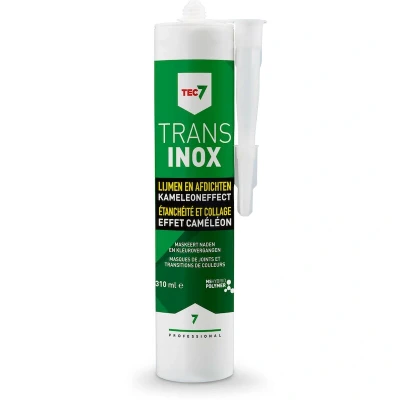 Afbeelding van TEC7 Trans inox afdichtingskit semitransparant met pigmenten (310 ml) 539706000