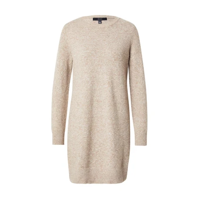 Afbeelding van VERO MODA gemêleerde gebreide jurk VMDOFFY van gerecycled polyester zand