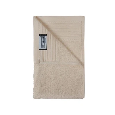 Afbeelding van The One Towelling Classic Gastendoek 30 x 50 cm Kleine handdoek Hoge vochtopname 100% Gekamd katoen Beige