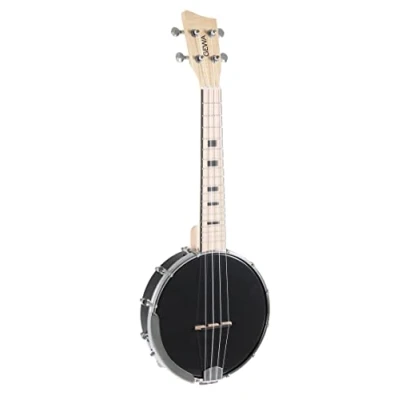 Afbeelding van GEWA Banjo Ukelele Manoa B CO A zwart met Gig Bag