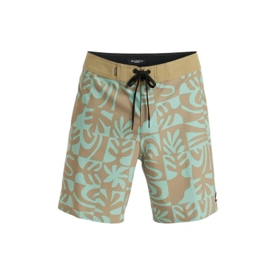Afbeelding van Quiksilver Boardshort SURFSILK Straight Leg 18 Heren Groen 30