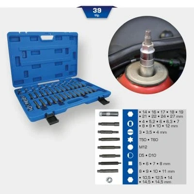 Afbeelding van Gereedschapset, schokdemper zuigerstang KS TOOLS BT651050