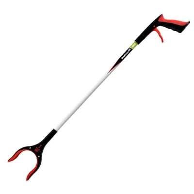 Afbeelding van The Helping Hand Company Streetmaster PRO Verlengde lengte kattenplukker 93 cm. Lange prullenbak voor volwassenen. Multi gebruik pick up grijper met roterende kop, gemakkelijke grip lichtgewicht
