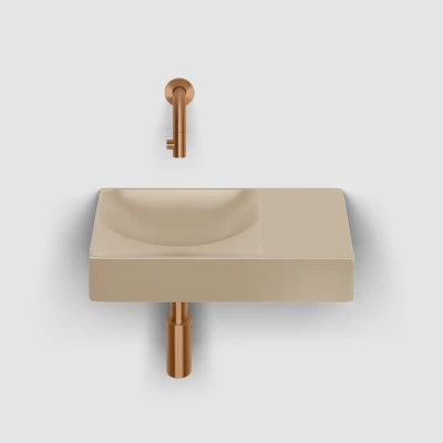 Afbeelding van Fonteinset Clou Vale Incl. Toebehoren 7x38 Cm Mat Mosterd