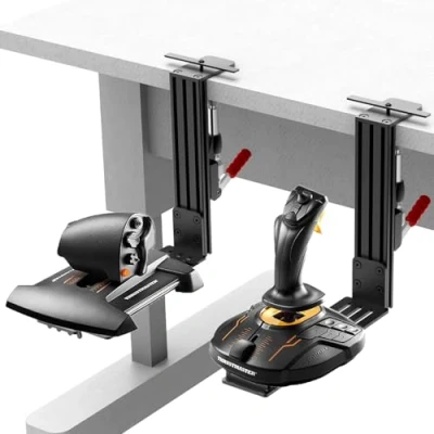Afbeelding van 2 Pack Desk Mount Hotas Joystick Compatibel met Logitech X52/X52 Pro/X56/X56 Rhino Hotas, Thrustmaster T. Flight Hotas/A 10C Warthog/T.16000M FCS/TCA Airbus Joystick/Winwing Orion
