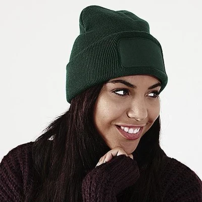 Afbeelding van Beechfield Original Patch Beanie B445 Black