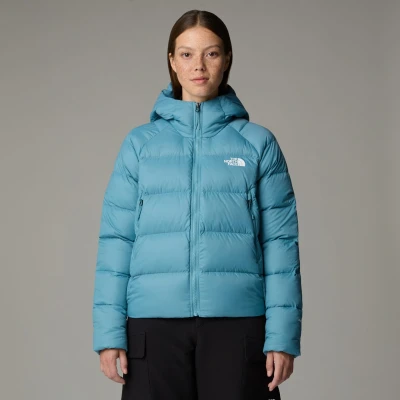 Afbeelding van The North Face Hyalite Hoodie Gewatteerde jas, Dames, Maat: Large, Algae blue