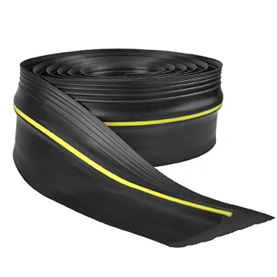Afbeelding van Garagedeur afdichting 3 m universele drempelafdichting, weerbestendig, vloerafdichting, rubberen doe het zelf afdichtvervanging voor garagedeuren perfect om garages schoon en droog te houden