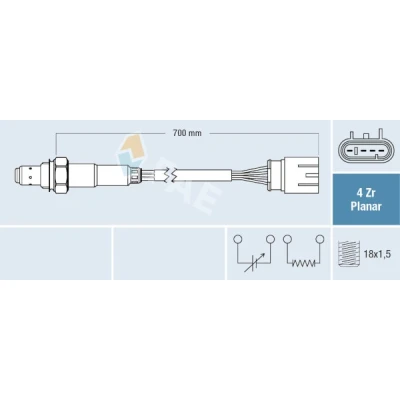 Afbeelding van FAE Lambda sonde 77690
