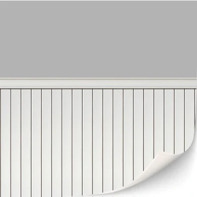 Afbeelding van 3 vellen zelfklevende baksteenmuur, wandbekleding voor poppenhuizen, schaal 1:12, houten lamellenmuur (grijs)