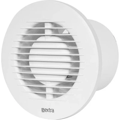 Afbeelding van Badkamerventilator 100 mm rond WIT met timer EA100T