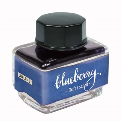 Afbeelding van ONLINE inkt van de zintuigen 15 ml 15ml Blueberry Royal Blue