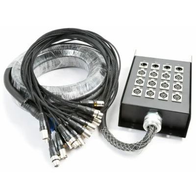 Afbeelding van PD Connex Stage Snake 12 in 4 out XLR 15 meter