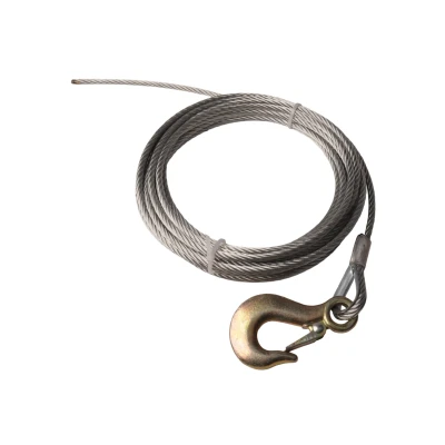 Afbeelding van Aanhangwagendirect Lierkabel met haak (4 mm x 8,5 meter)