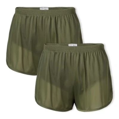 Afbeelding van Soffe Heren Ranger Panty Running Short, Od Green (verpakking van 2), groot, Groen (2 Pack), L