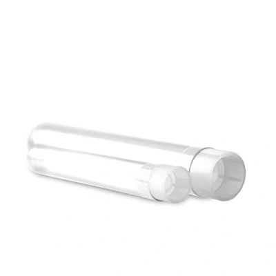 Afbeelding van Tuuters 1000 stuks kunststof reageerbuisjes met sluitingen van kurk of PE, hoogwaardig, 150 x Ø 16 mm, stopjes wit