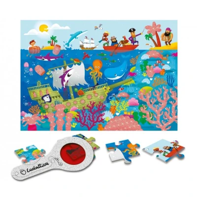 Afbeelding van Ludattica Puzzel met geheimen de Zee (24 stukjes)