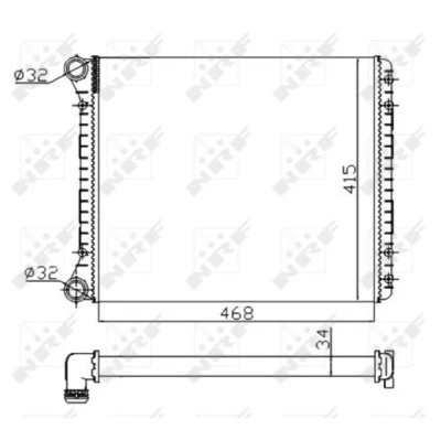 Afbeelding van NRF Radiateur 58258A