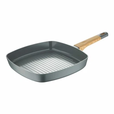 Afbeelding van Grillpan San Ignacio Earth Grey SG 6754 Grijs Aluminium 28 x cm