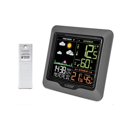 Afbeelding van La Crosse Technology WS6822 weerstation met gekleurd LCD display, zilverkleurig