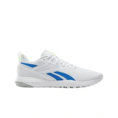 Afbeelding van Reebok Flexagon Force 4 Trainingsschoen, Heren, Maat: 40.5, Footwear white kinetic blue digital lime Kunststof/ textiel
