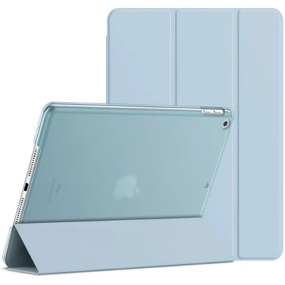 Afbeelding van JETech Hoes voor iPad 10,2 inch (2021/2020/2019 model, 9e/8e/7e Generatie), Case met Automatisch Wekken/Slapen (Lichtblauw)