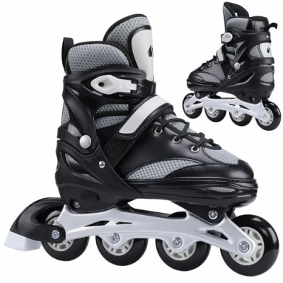 Afbeelding van Navaris verstelbare skeelers meisjes en jongens Inline skates maat Inlineskates kinderen volwassenen Meerdere maten