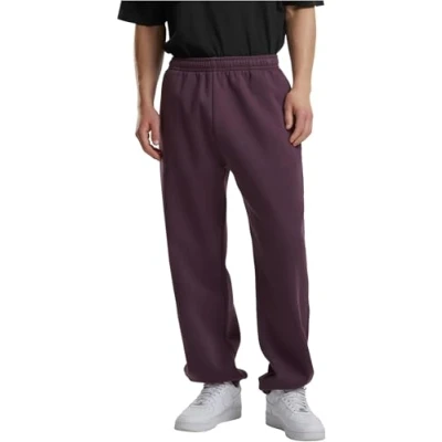 Afbeelding van Urban Classics Heren sportbroek fluffy sweatpants, casual voor mannen, losse pasvorm, maten S 5XL, plumpurple, XS