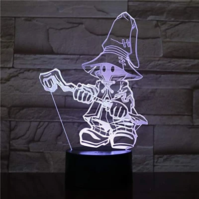 Afbeelding van Vivi Final Fantasy 9 FFIX kleurverandering USB nachtlampje en decoratie