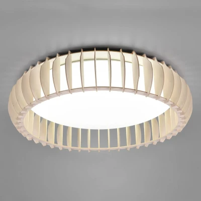 Afbeelding van Reality plafondlamp wit stof R62171930